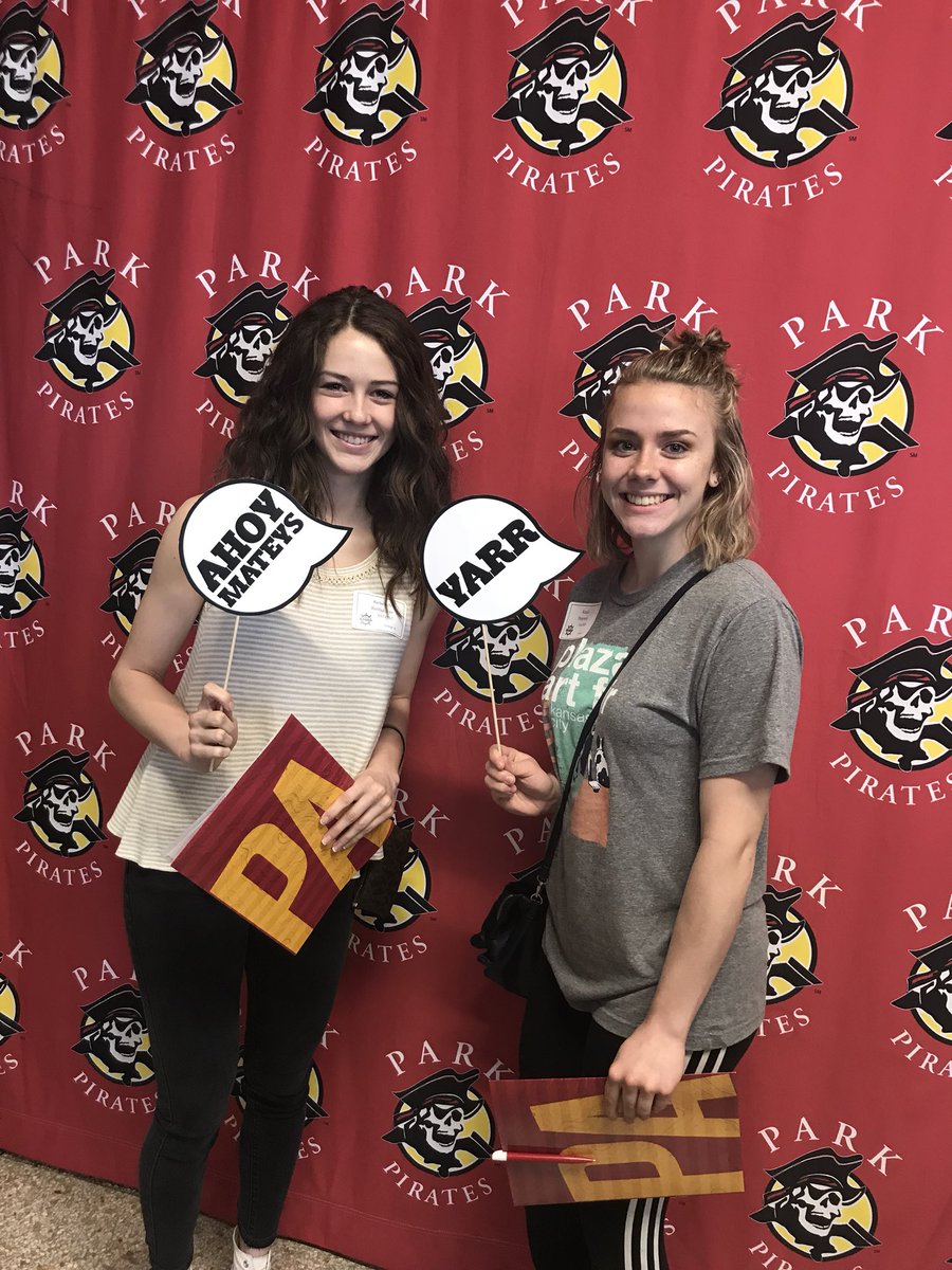 BeAParkPirate's tweet photo. New #pirates here for Get On Board Day @ParkUniversity #GOB #IMAPARKPIRATE #PARKU https://t.co/s6QuB5GO50