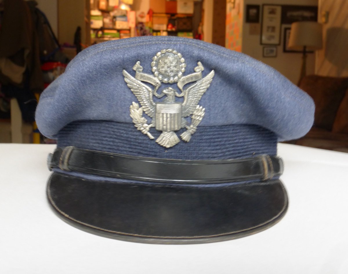 PBowmaster's tweet photo. @naturewilds My uncle's #USAForce hat worn from 1956 to 1958. #HarryJSchmitt https://t.co/aXzeLCBcDp