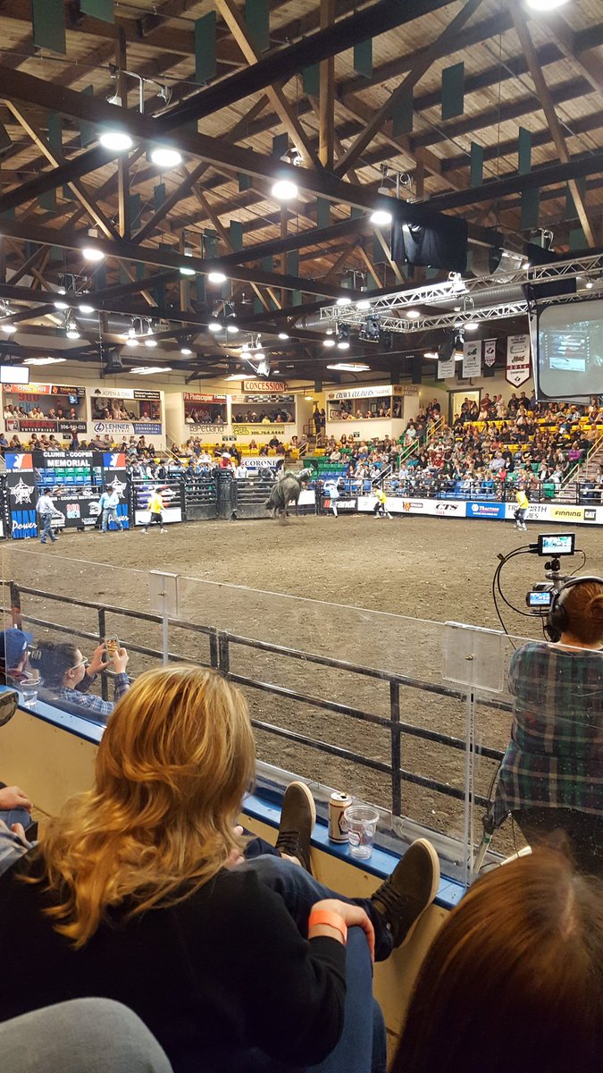 <a href="/MNP_LLP/">MNP</a> #ypa enjoying the <a href="/ClunieCooperPBR/">Clunie-Cooper Memorial PBR</a> <a href="/PBRCanada/">PBR Canada</a> event for our end of tax season party - great show by the two and four legged athletes! Thanks for hosting us for supper  <a href="/PARaidersHockey/">x - Prince Albert Raiders</a>.