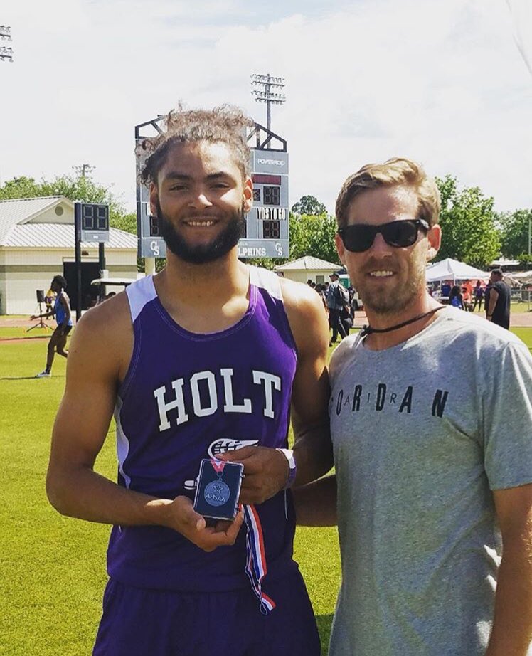 TimStockton's tweet photo. Congrats to these two! Josh won runner up in the State finals for long jump! @mtstockton1 https://t.co/iOiRWZCPHC