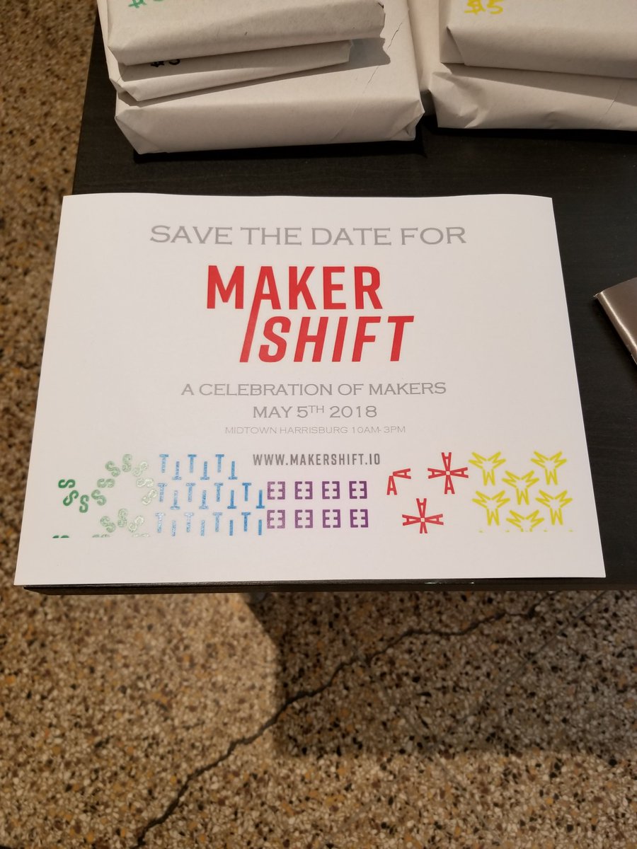 SCPAECT's tweet photo. Being a Maker has no bounds. Great talk @UlysseToussaint . Great things happening in Harrisburg at the #MakerShift day. @PAECT @NorthCenPAECT @MidtownScholar https://t.co/sTktIF2VZx