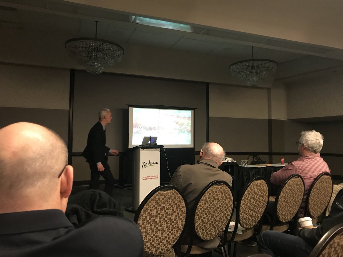 ArchResearch's tweet photo. Documentary film screening about the archaeological field school at the Lockport Site in Ambassador ‘B’! #CAA2018ACA https://t.co/qoQMg7YCoI