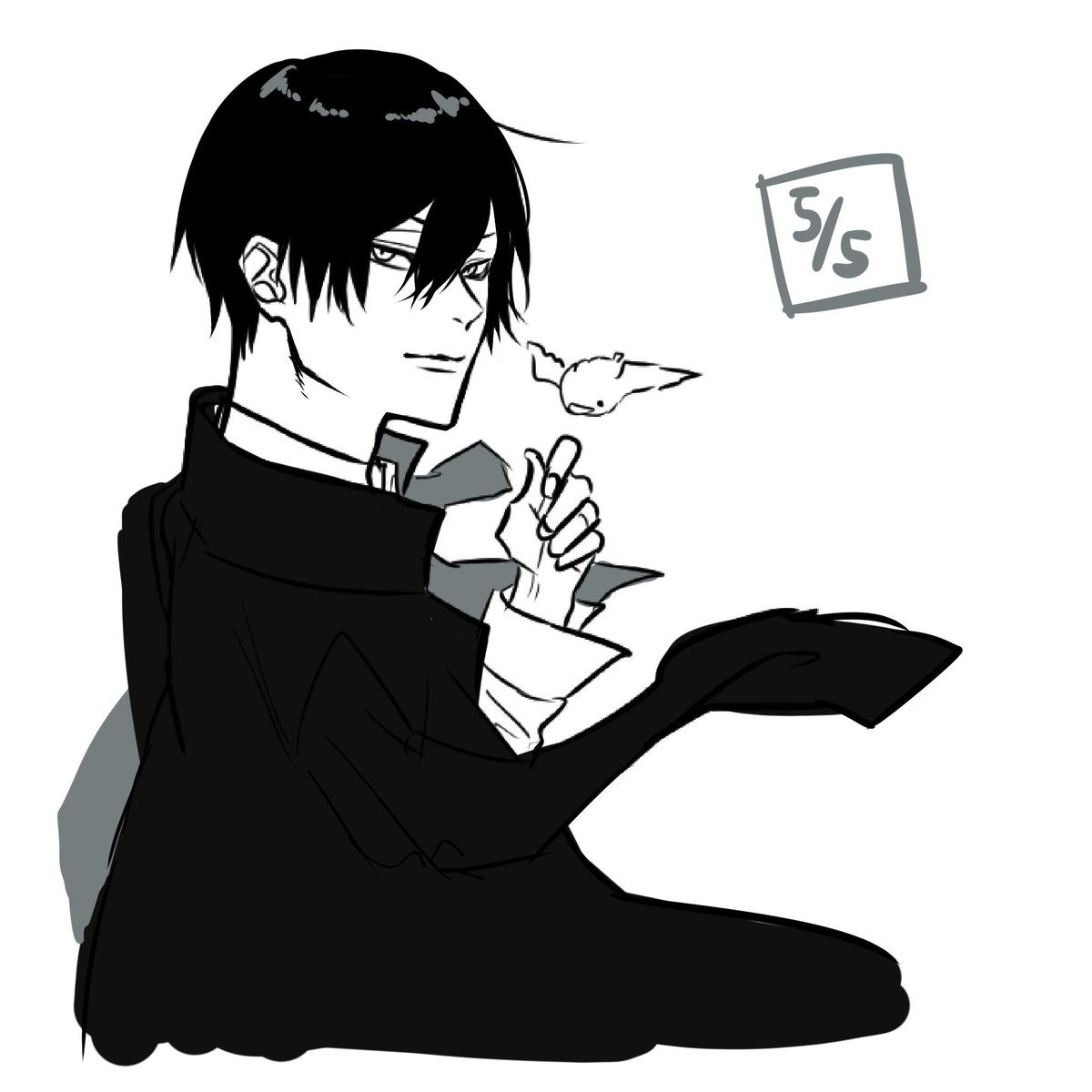 完全に忘れていたよ…
ちょうど1ヶ月前くらいにタグやろうと思って描いたやつ 