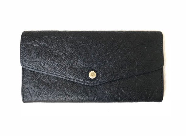 **LOUIS ALERT** This gorgeous black monogrammed Sarah wallet retails for $850, but we have it here for just $350....