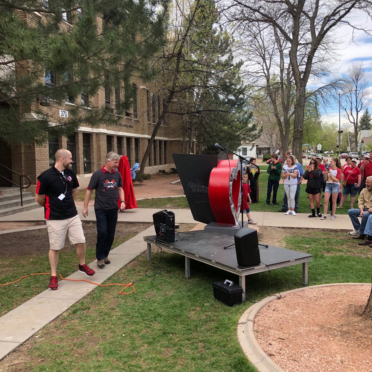 Stan_31's tweet image. So exciting!  A new heart at Bill Reed commemorating it’s 100 years!