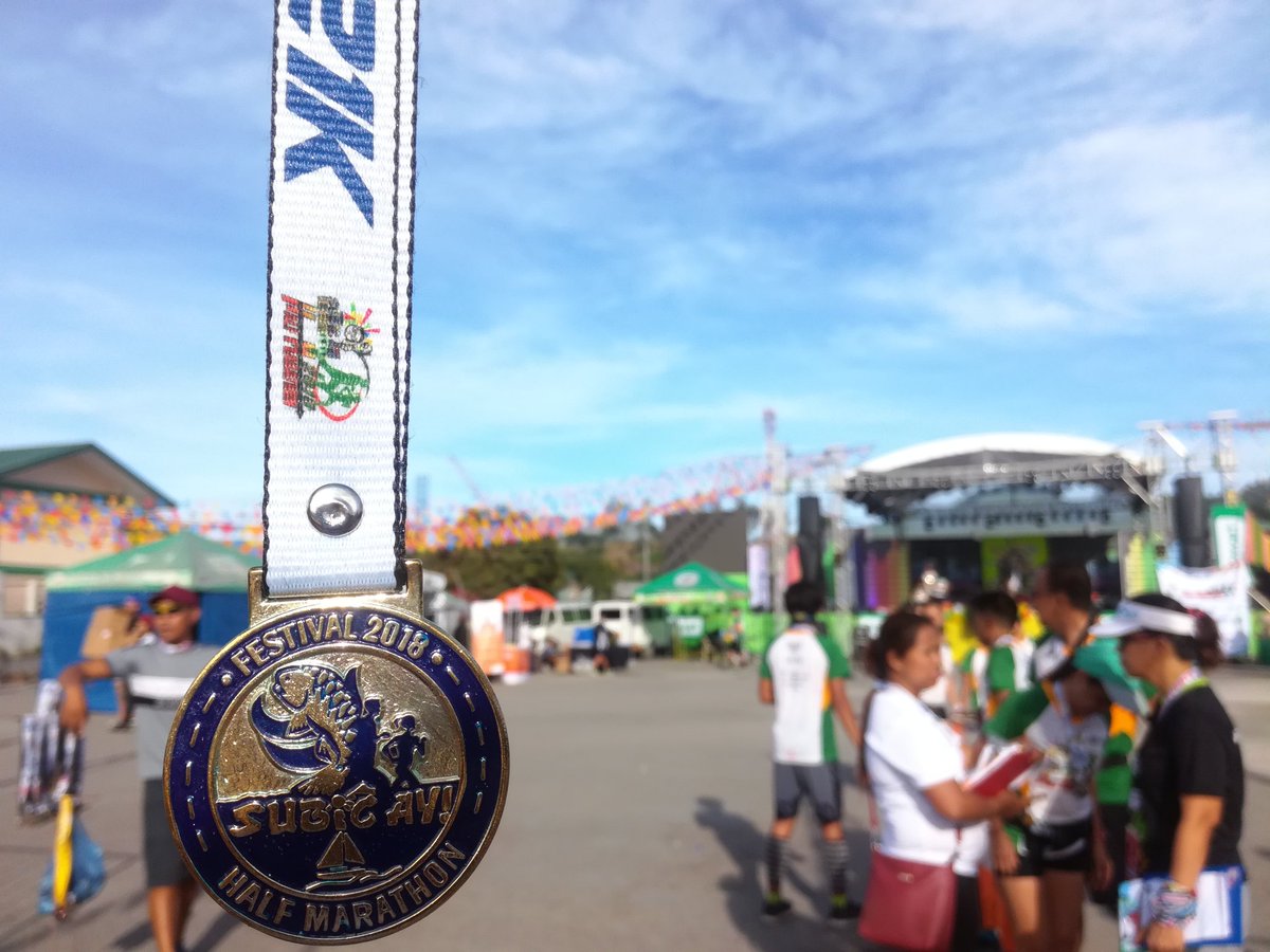 ZCaelian's tweet photo. Fourth half marathon🏃🏃
2hrs. 1min.
#subicayfiestahalfmarathon
#4thhalfmarathon
#top10finisher21k https://t.co/Cho0XNgvXF