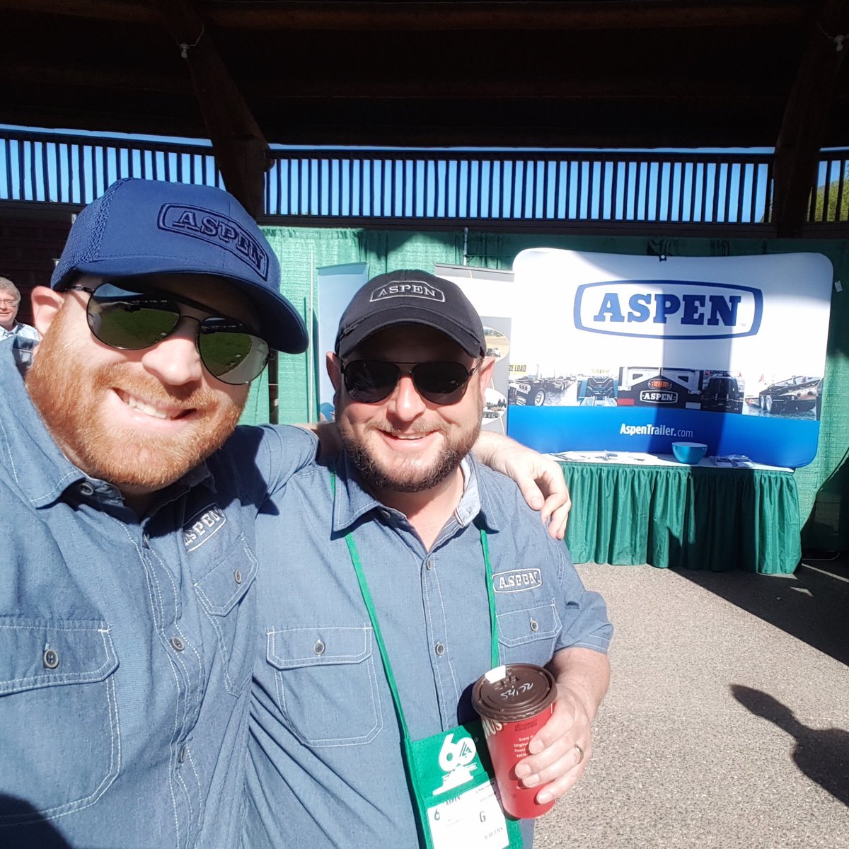 aspentrailers's tweet photo. Stop by our booth at the 60th Annual @ILAlogger Conference &amp; Trade Show today in Kamloops
#bcforestry #logging #kamloops #truckloggerBC #HaulMore #aspentrailer https://t.co/lGO3egZggN