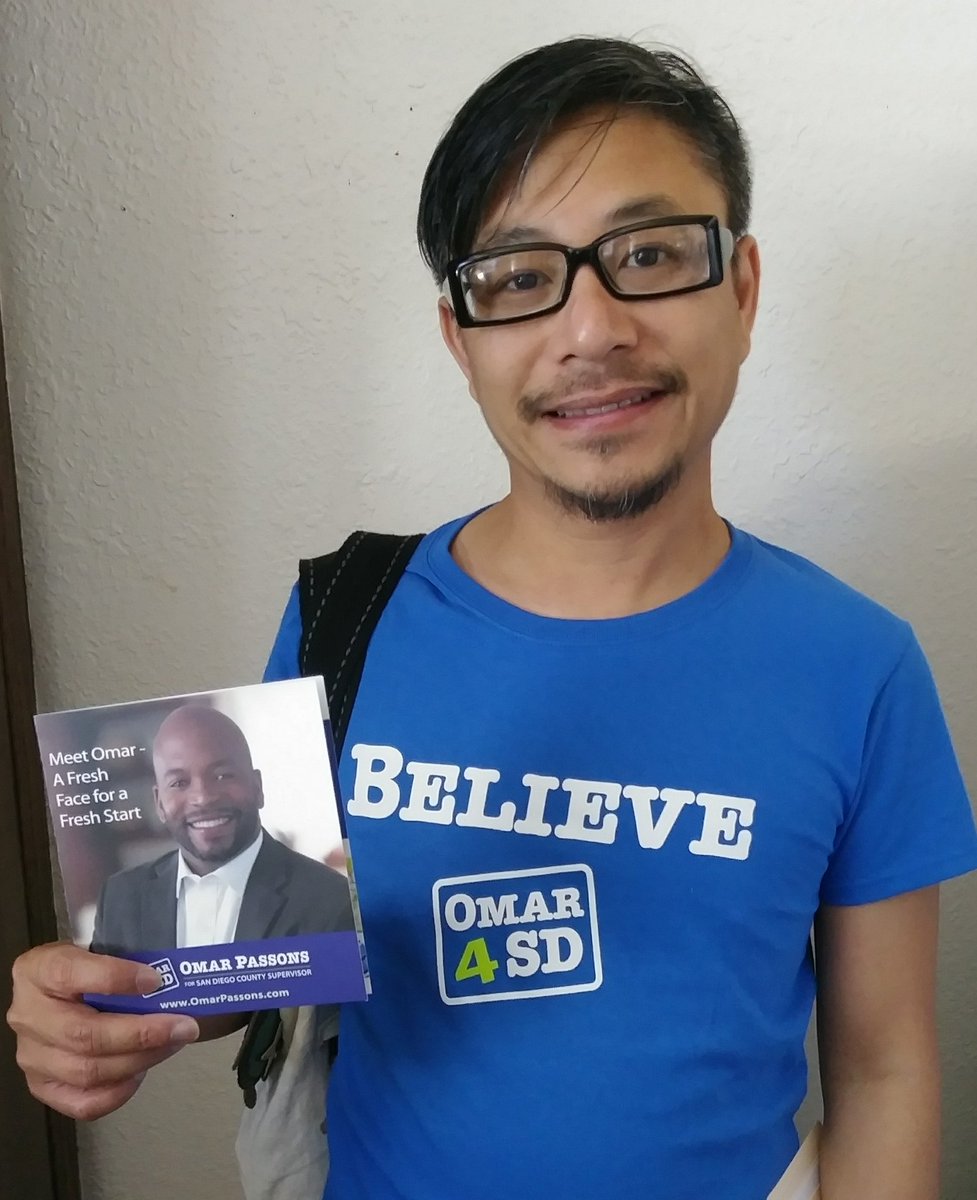 jeanhuyootb's tweet photo. Turns out I have a couple of extra hours this morning. What to do?
Canvassing for @omarpassons in our neighborhood. Time to get good candidate elected!
#GetOutTheVote #GOTV #June5Election https://t.co/cBxnVIlh6Z