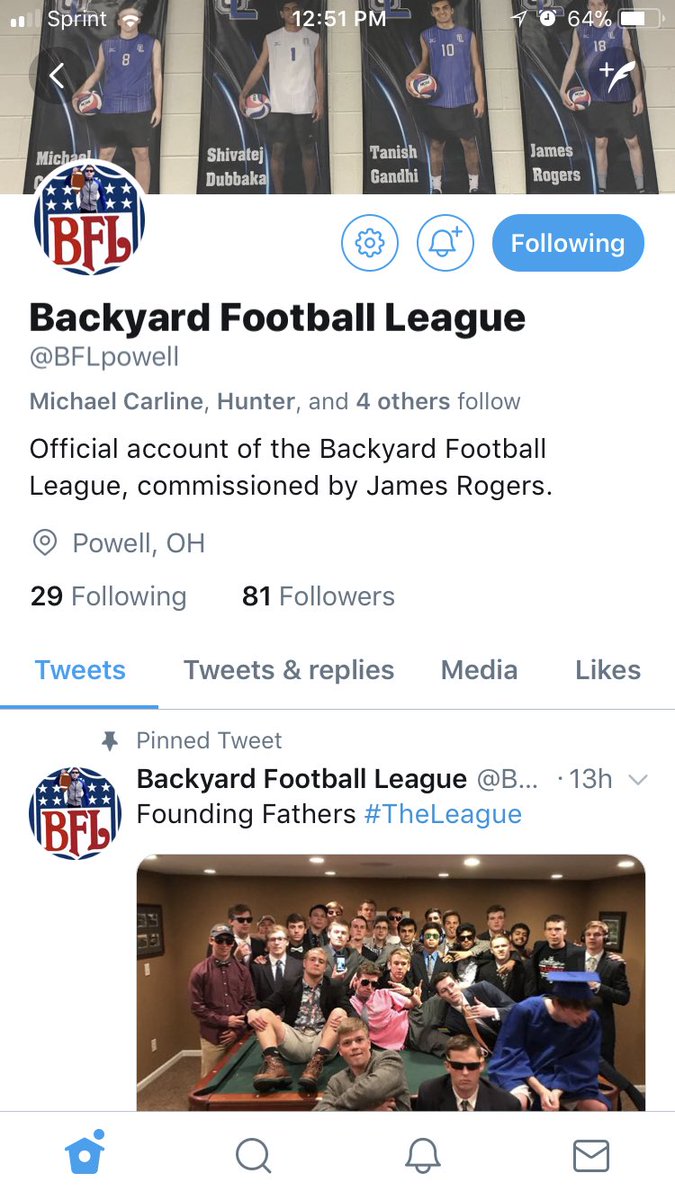 Thomas Garverick (@thomasgarverick) on Twitter photo This is just awesome. A Powell Backyard Football League... creative draft process and all. Might have to convince <a href="/nbc4i/">NBC4 Columbus</a> to do a story on this <a href="/BFLpowell/">Backyard Football League™️</a> This is just awesome. A Powell Backyard Football League... creative draft process and all. Might have to convince <a href="/nbc4i/">NBC4 Columbus</a> to do a story on this <a href="/BFLpowell/">Backyard Football League™️</a>