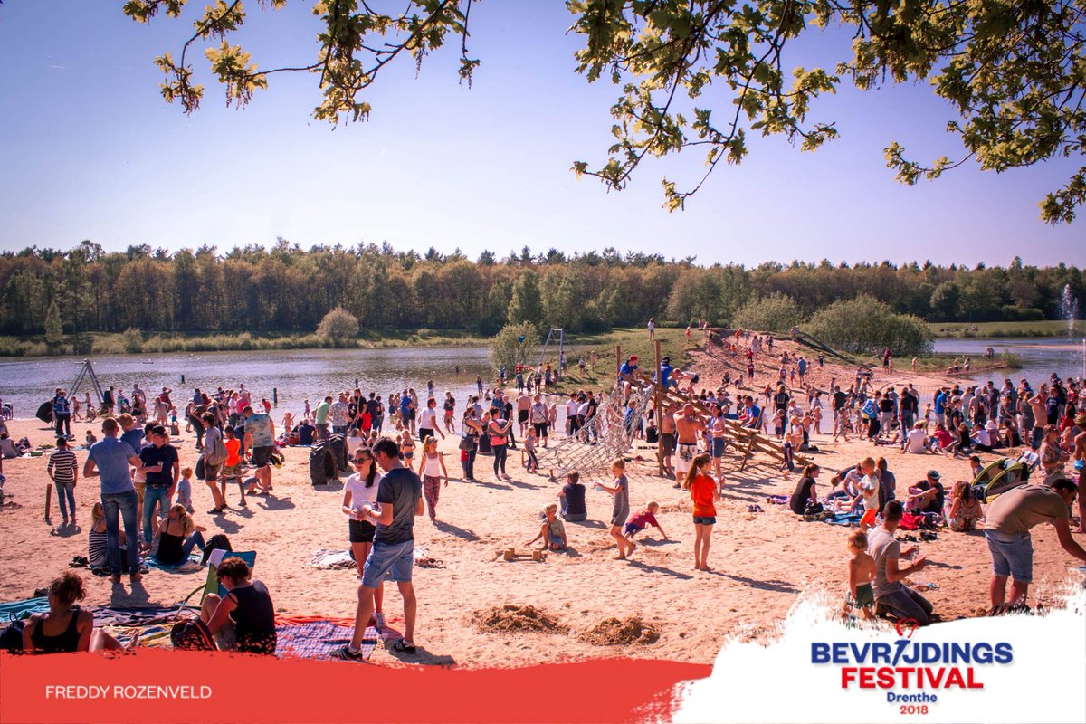 bfdrenthe's tweet photo. Het is volop genieten vandaag aan de Baggelhuizerplas! #BFD18 #Bevrijdingsdag #Geefvrijheiddoor #vijfvoorvijf https://t.co/KmwLZHtjQD
