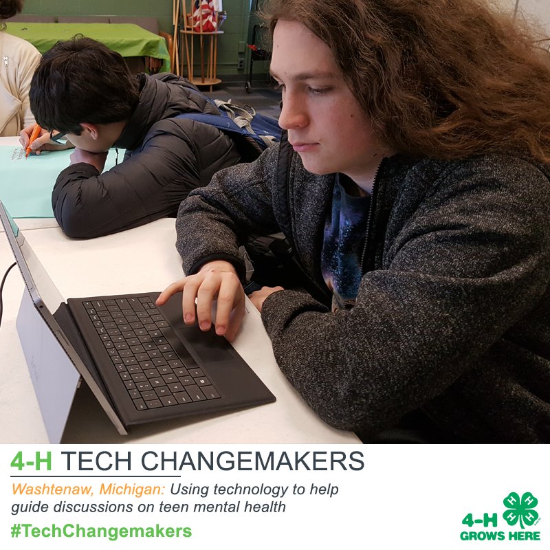 maxgattoni's tweet image. #Microsoft RT 4H: Calling all youth Changemakers! Microsoft and 4-H want to know how you’re using technology to create positive change in your community. Enter the 4-H #TechChangemakers Contest today for a chance to receive resources to expand your servi…