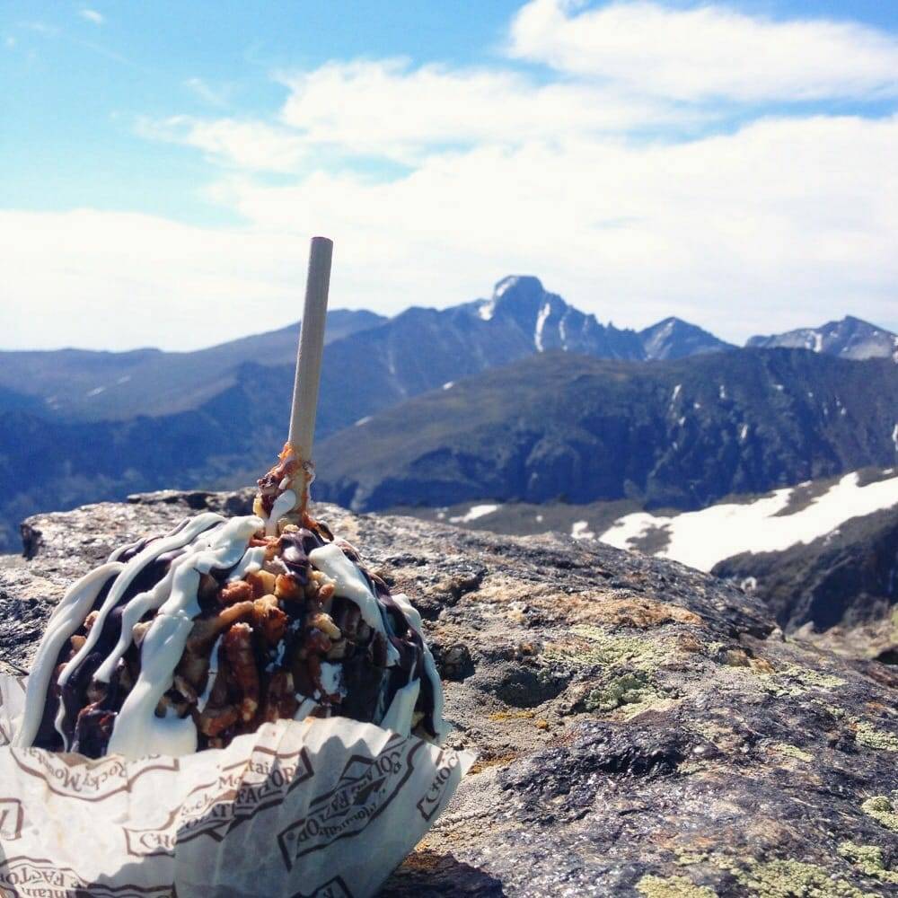 RMCFDenver's tweet photo. Take us on your adventure. #adventure #chocolate #caramelapples #mountainclimbing #hiking #funinthesun #Coloradolife https://t.co/Iyo0JH9On2