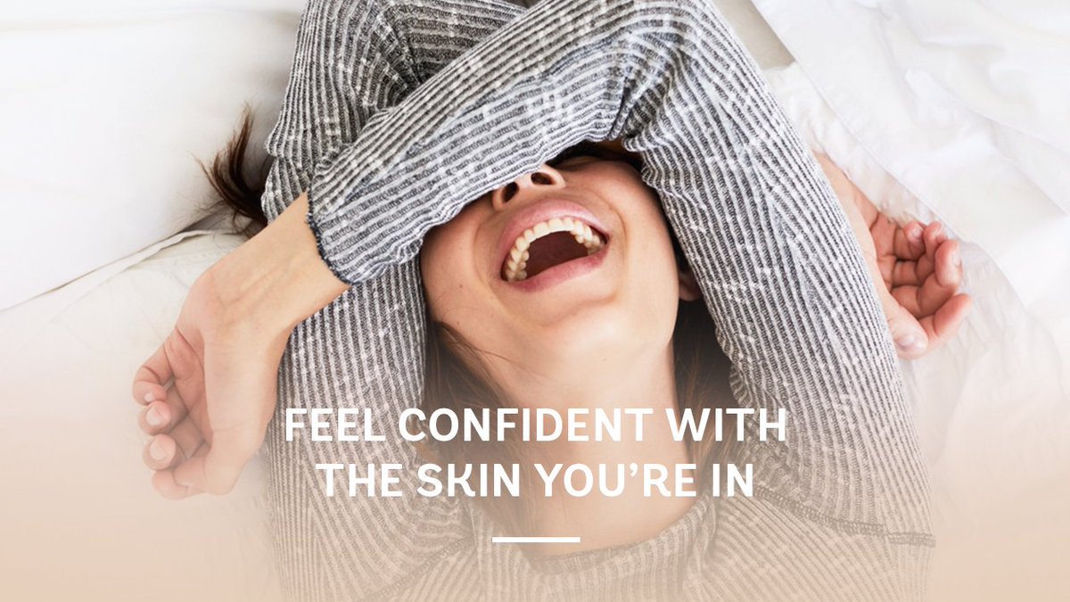 Feel confident. You have great skin!