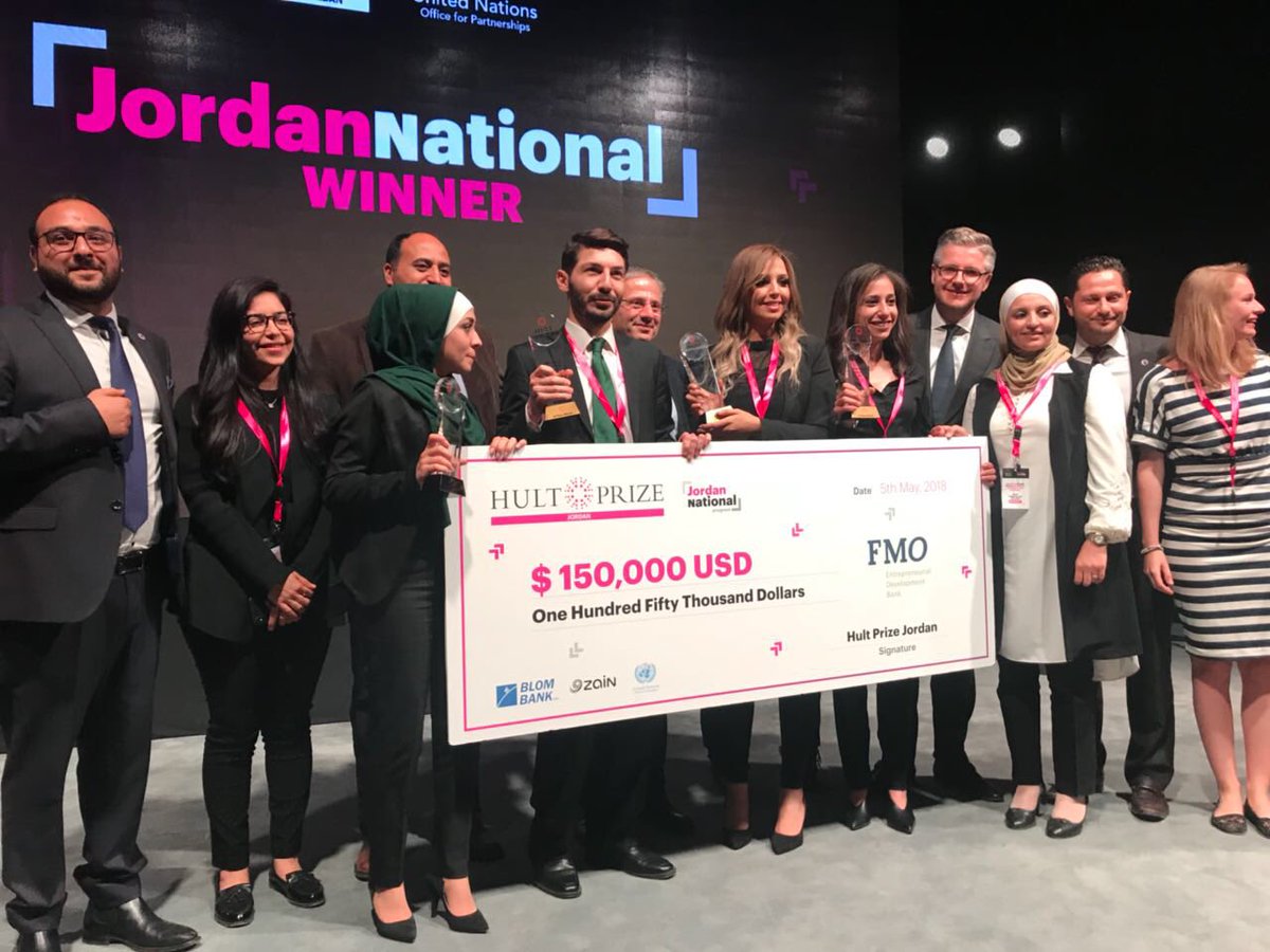 ZainJo's tweet image. Congrats to “ Need for Heat “ team who made it to final and won the first prize 
#HultPrizeJO #HultPrize #HP18 
@hult_prize 
#Jordan