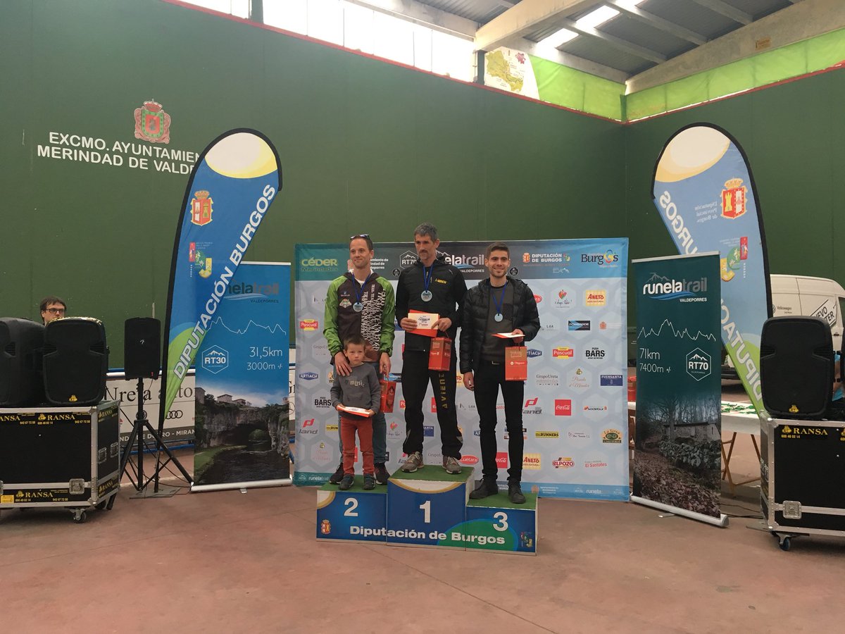 RunelaTrail's tweet photo. #Runelatrail18 🏃♂️🏔 #Premios
🔸RT 30 | #Trail
▪️Categoría: Absoluta Masculina ♂️
🥇Xuhan Calderón
🥈Hanot Etxebarria
🥉Urko Valdivielso
#Runelatrail #valdeporres #merindades #burgos https://t.co/OA0gCQBY4x