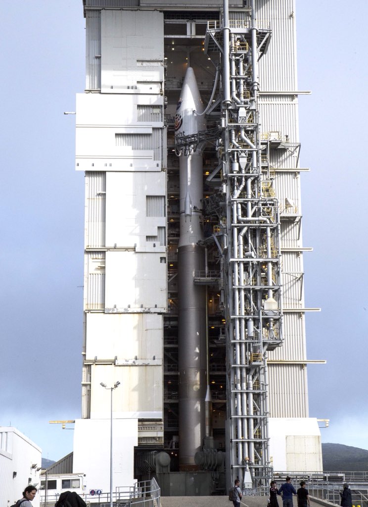 astrogeo's tweet image. On May 4 we were allowed to setup remote cameras adjacent to the launch pad and we could see the ULA rocket inside the mobile service tower. #InSight #goinsight