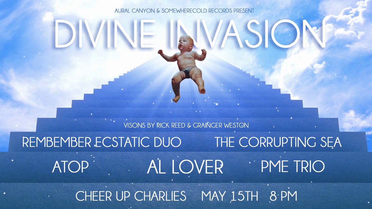 auralcanyon's tweet photo. #divineinvasion May 15th at @CheerUpCharlies 🦄🌈 https://t.co/SPlkpTbj9o