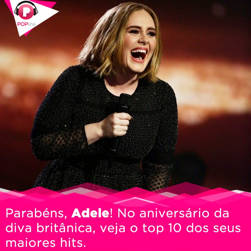 POPline's tweet image. O último álbum da @Adele representava seus "25 anos", mas neste sábado ela já completa 30! Vem celebrar a carreira dessa maravilhosa: goo.gl/BcHS9z