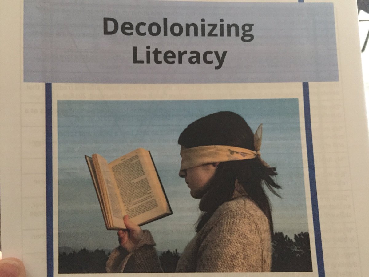 AnnaC6208's tweet photo. “Our lives are incarnations of the stories we tell, the stories told about us, and the stories we inherit” - Justice #elac2018 #decolonizingliteracy https://t.co/kVEqF9juO9