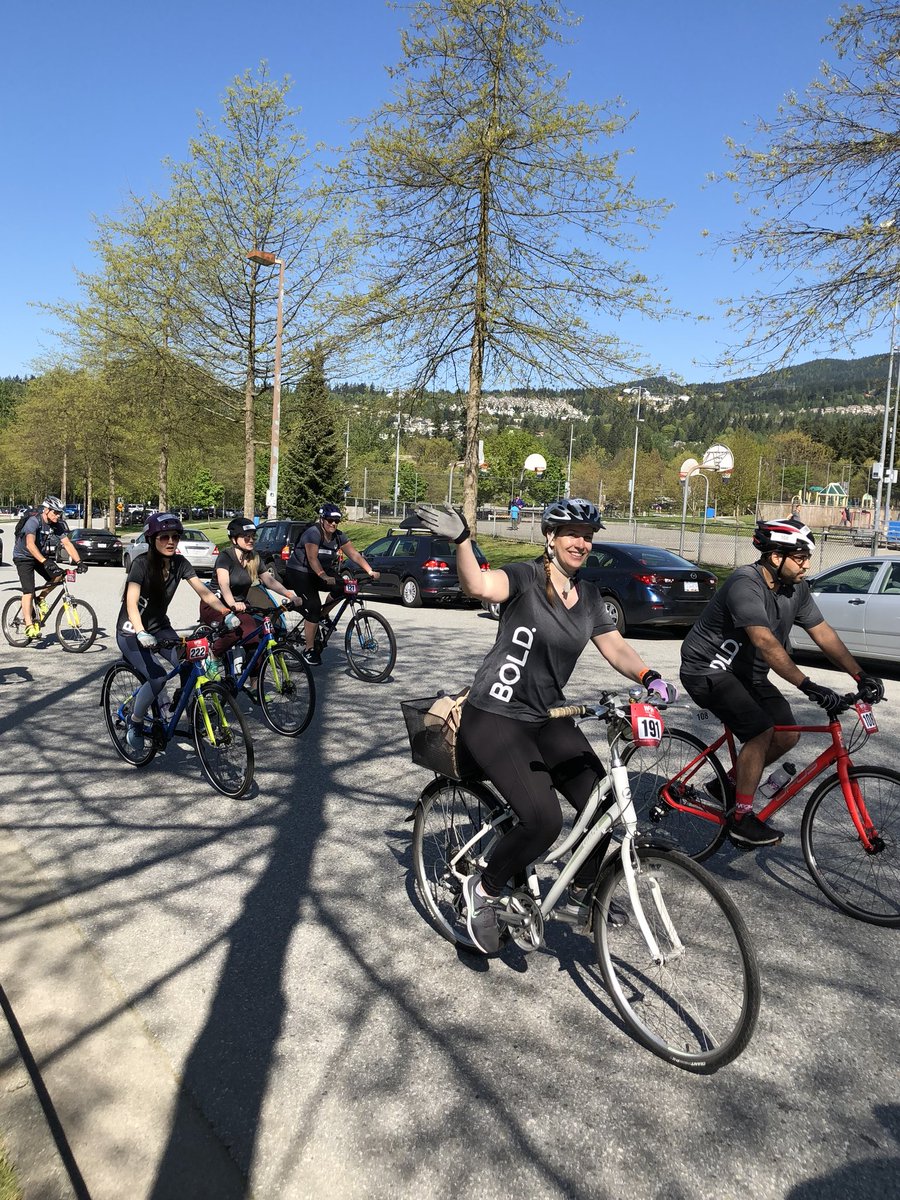 And the 40 km trail riders are off! #Wheel2Heal #erhf #w2h