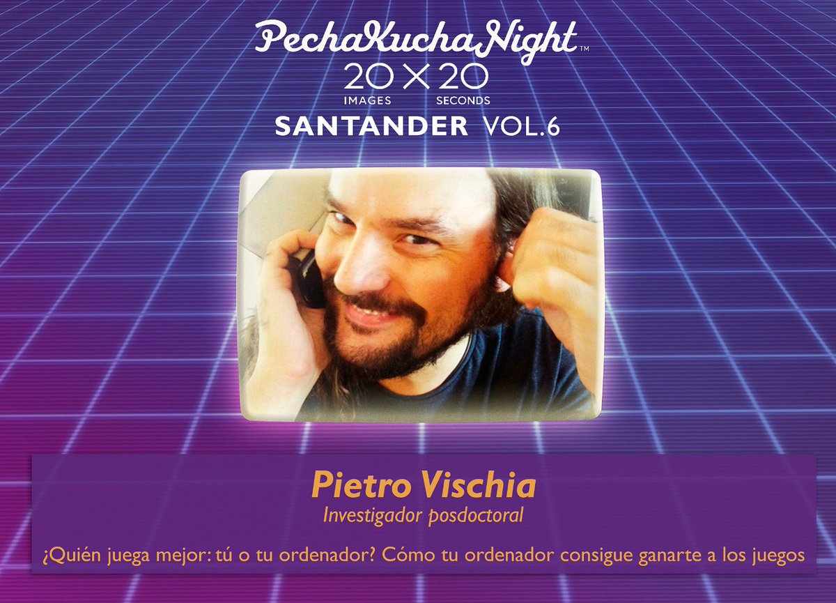 PechaKuchaSDR's tweet photo. #5. Pietro Vischia 
Doctor en Física por el Instituto Superior Técnico de Lisboa, Pietro está especializado en Física de Partículas y asociado al experimento CMS del CERN en Suiza. #PechaKucha #PechaKuchaSDR #PechaKuchaNight #Cantabria #FelizSabado https://t.co/Uls0REYWRH