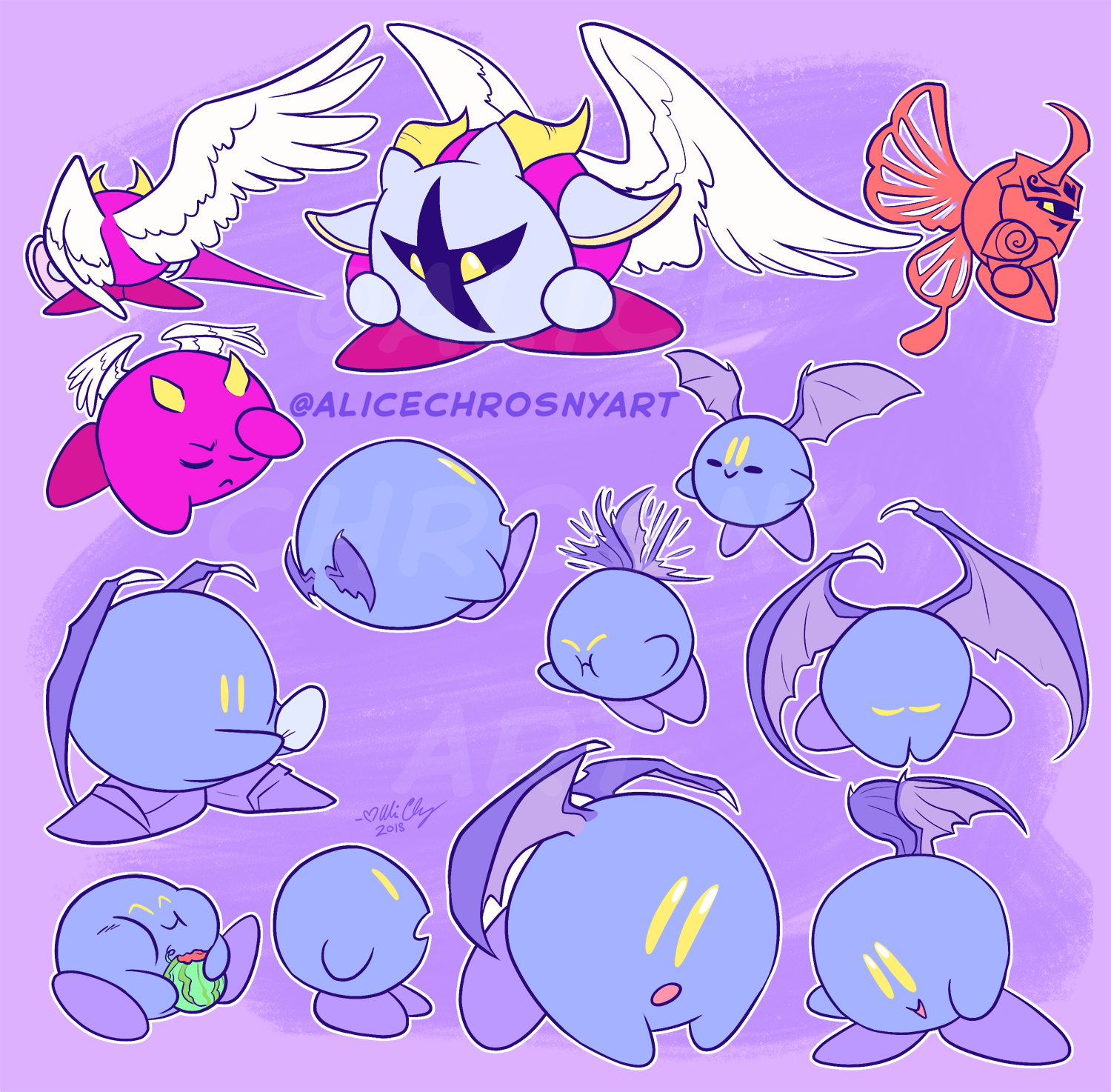 Lily S. on X: ⭐️ Kirby and Meta Knight 🗡 I did this to use as