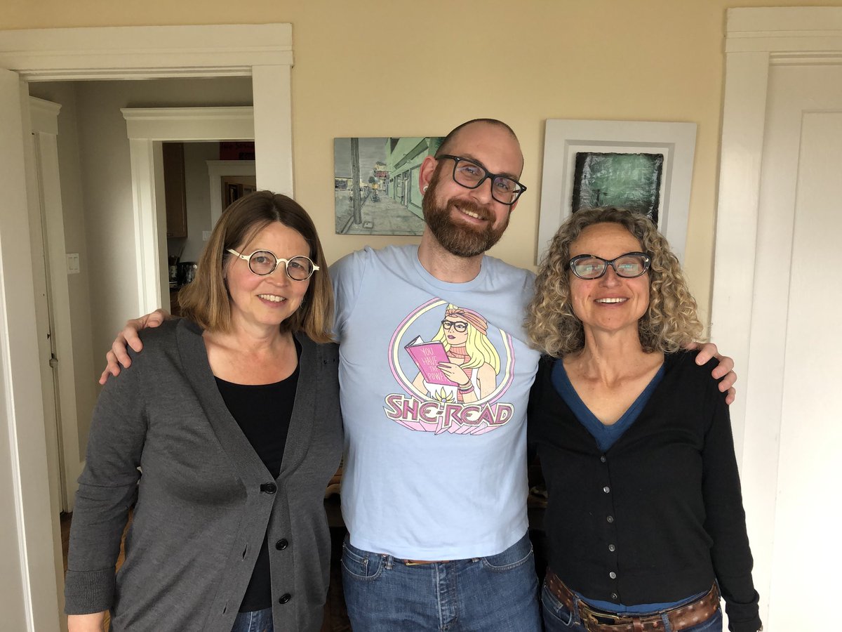 inkpaperblog's tweet photo. Today Dan and I had brunch with @LoriOstlund author of #AftertheParade and #AnneRaeff author of #WinterKeptUsWarm! And they were nice enough to do videos about their books as well! What a great way to spend the morning! https://t.co/XNCllFUdZQ