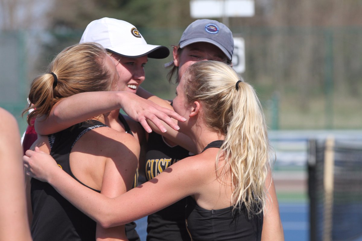 GustieAthletics's tweet photo. Women's Tennis defeats Carleton 5-2 to claim program's eighth MIAC Playoff Championship and advance to the NCAA Tournament

#GoGusties

Recap: https://t.co/HgsoXEEJJs https://t.co/XhMI3ePoeJ