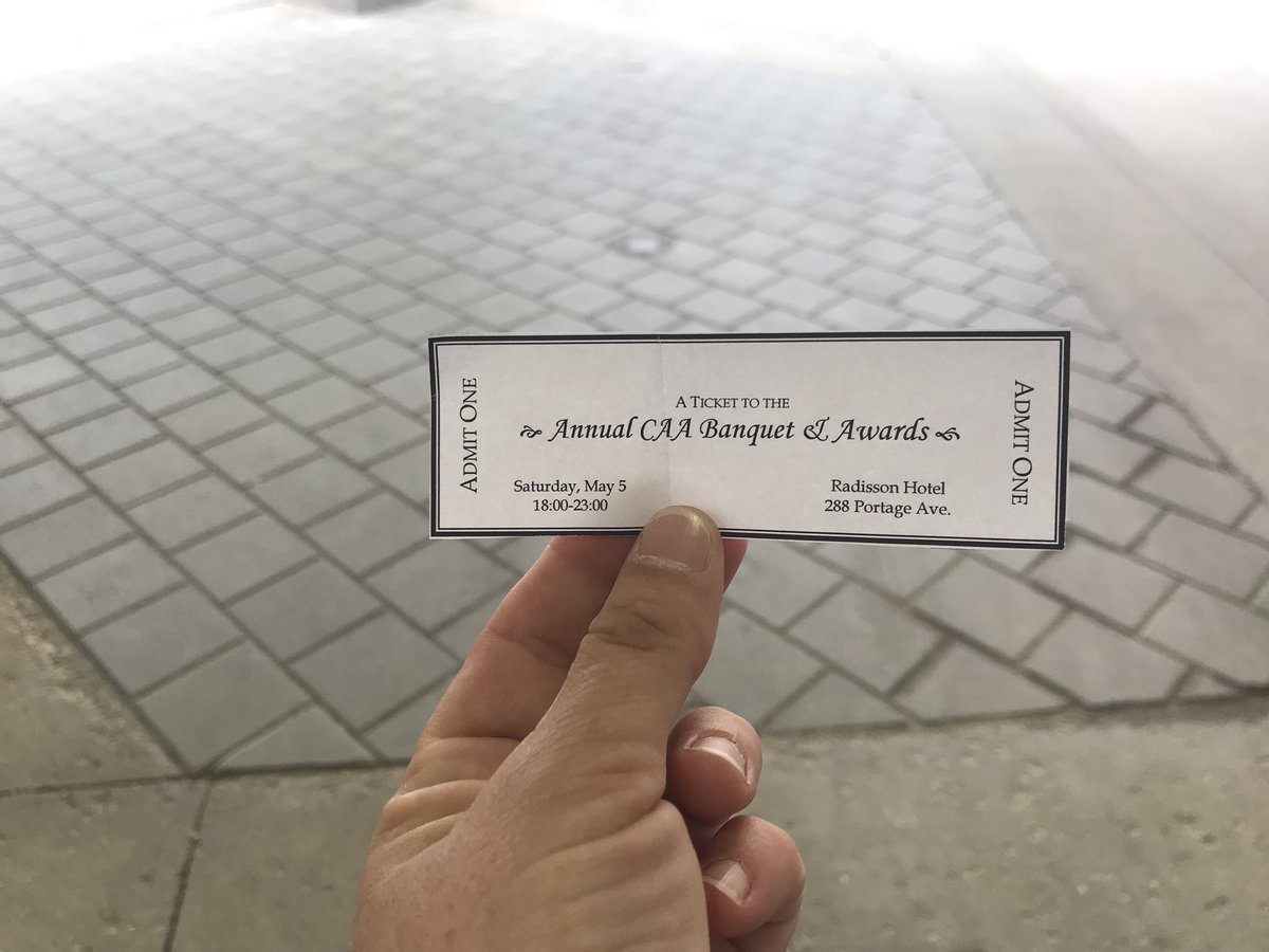 ArchResearch's tweet photo. Do you have your ticket for the @can_arch banquet tonight? Cocktails at 6! #CAA2018ACA https://t.co/jXndYNU12i