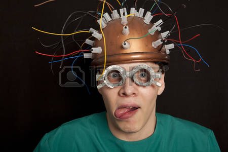 SimoneGiertz's tweet photo. According to stock photos, the most important attire for inventors is a helmet with a bunch of cables that don’t connect to anything. And also a dick.

#BadStockPhotosOfMyJob https://t.co/vEPTAoXSly