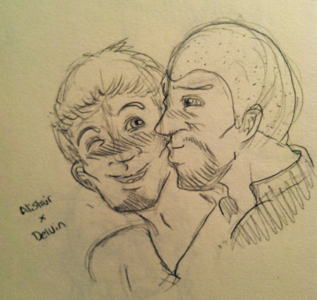 ThiefDelvin's tweet image. “ROIGHT?!”

“I’d let that man turn me face into an entoire stable ov’ ‘orses.”