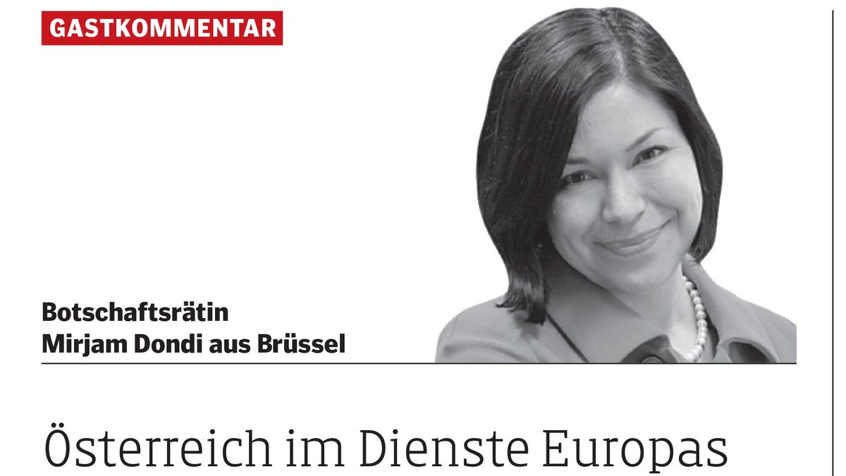 rinderer's tweet photo. #Österreich im Dienste #Europas. @MirjamDondi über die österreichische Ratspräsidentschaft #eu2018at https://t.co/nBtIXmgX0s https://t.co/RyKf1nyizb