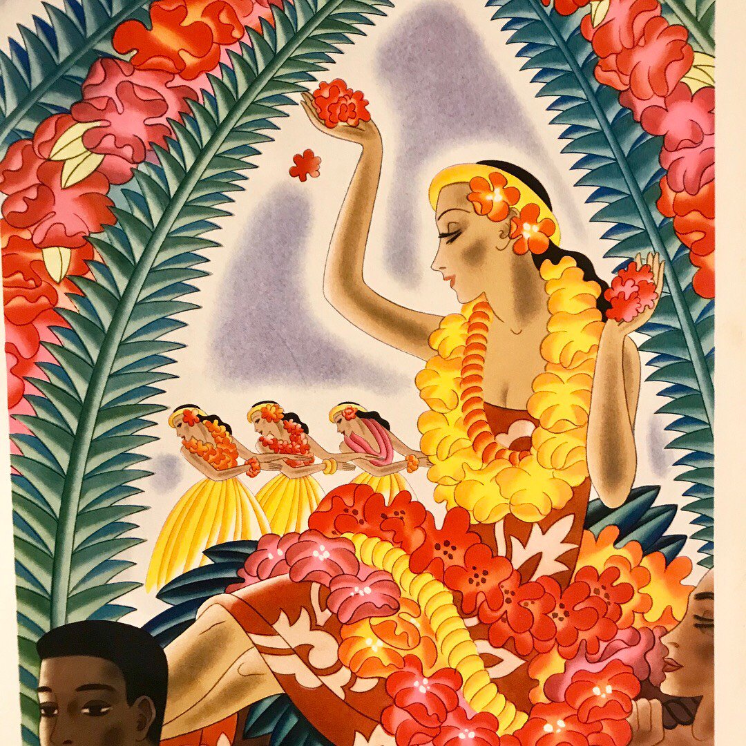 ManuAntiques's tweet photo. "Happy May Day" is Hawaii's lei day...This vintage menu is from the S.S. Lurline the 3rd luxurious Matson ocean liner  c. 1939 built for the Hawaii and Australasia runs from the West Coast of the US

#vintage menus #manuantiques https://t.co/LTf5UtLlqD