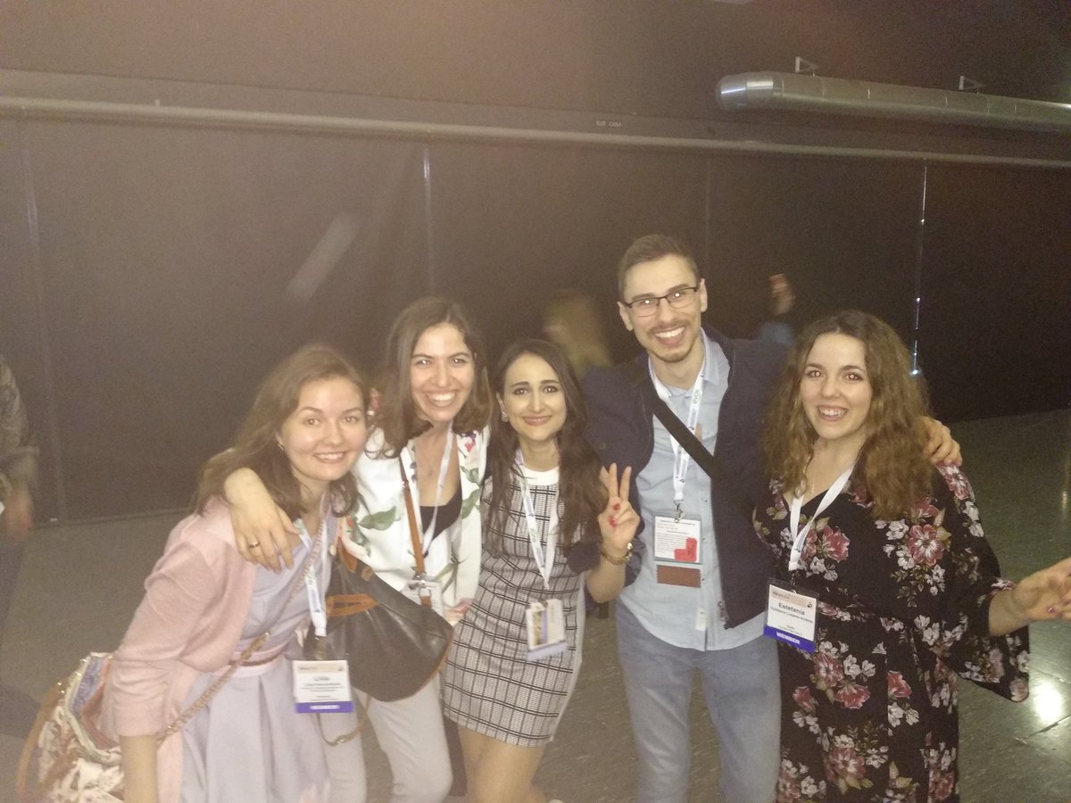 amazona411's tweet photo. Enjoying Barcelona with EV colleagues all over the world. Especially  #ISEV2018 #TrainEV #MSCA #Barcelona @train_ev https://t.co/VmiL0iHWzG