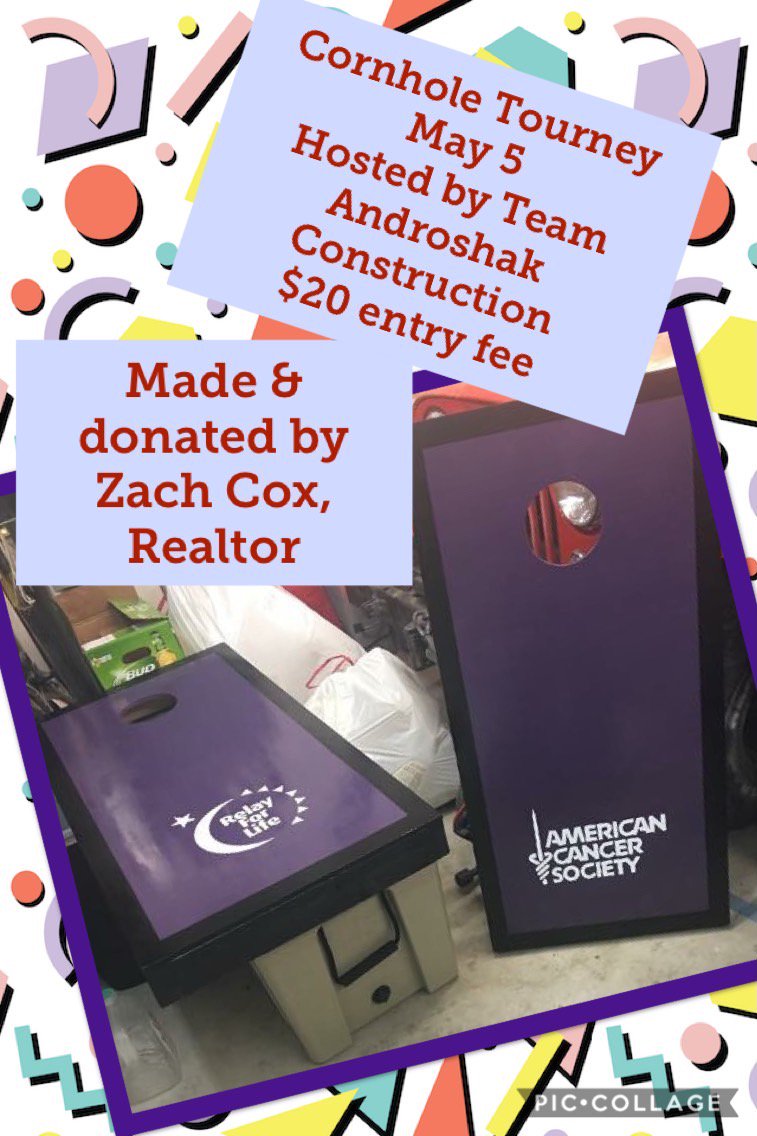 MorongoBasinRFL's tweet photo. What’s there to do at Relay? #MBRFL2018 #cornhole #cornholetournament at 5 pm at            Morongo Basin Relay for Life - May 5 from noon-midnight https://t.co/mhfwj0iv7L