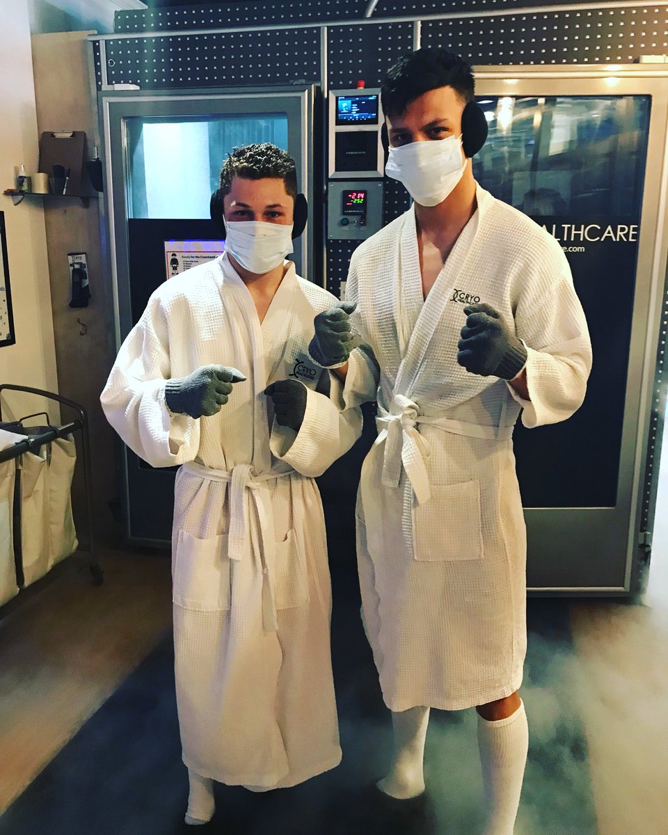 #SheerSports #stablemates #unbeaten @official_victormorales @joeyalday having a #cryo #recovery #treatment @cryohealthcare #woodlandhills #boxing #health #body #pristinecondition #youngbloodz @sheersports