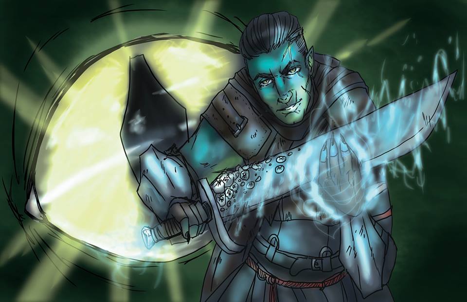 Fjord, of the abyss #fjord #criticalrole #critrole #criticalrolefanart #traviswillingham #geekandsundry #art #illustration #drawing