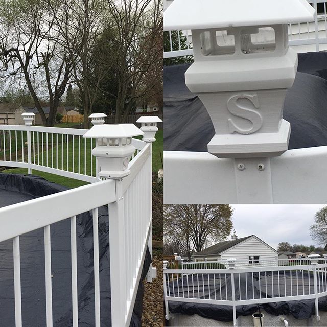 ChiefBrngRbr's tweet photo. Custom solar light adapters to go with the pool! 
#3dprinting #design #custondesign #summerfun #swimmingpool https://t.co/1XDhy5eX7V https://t.co/y7D2jMyxUJ