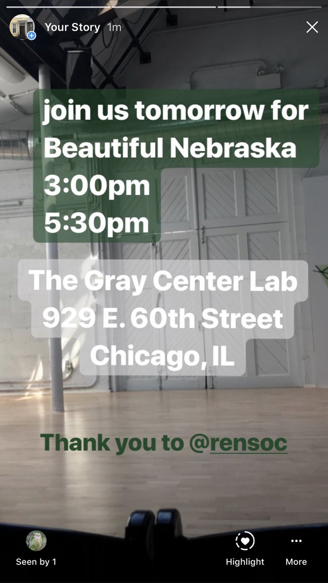 Join us tomorrow for Beautiful Nebraska, This new performance responds to the substance and expression of Address, the solo exhibition at the Renaissance Society by acclaimed sculptor Richard Rezac.