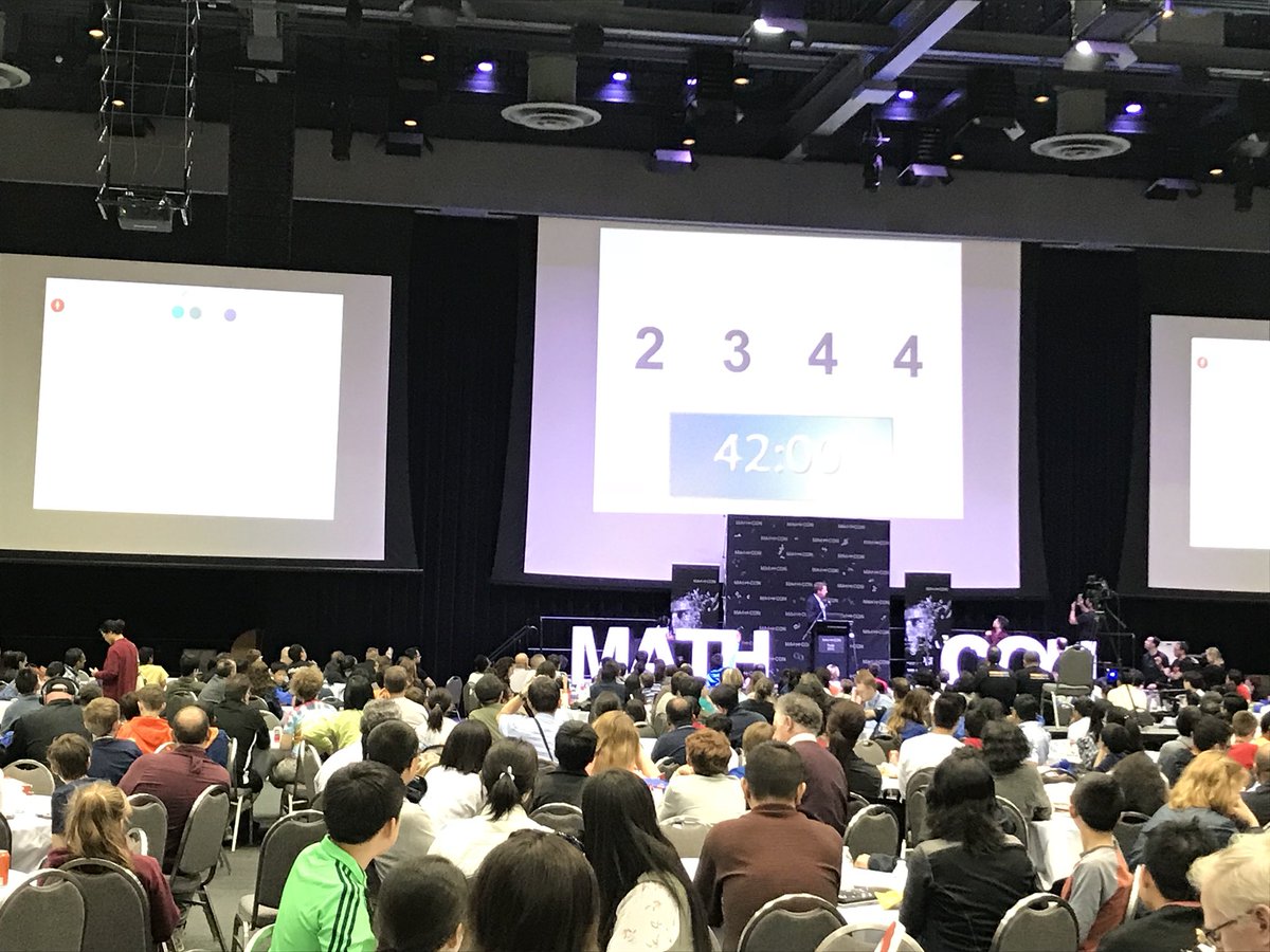 treyw97's tweet image. 3X4 = 12
4/2  = 2
12X2 = 24!
@mathcon #MathCON2018 #myMISD #MISDGT