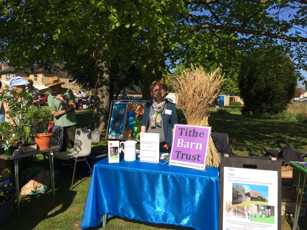 TBarnT's tweet photo. So, we know you've all been wondering how many stems were in the sheaf of straw at our stall at the Cottenham Fun Run today. The wait is over. 906! Such a good event. Thanks @CottenhamFunRun #donate #charity #TitheBarnTrust https://t.co/v5cm27QPm8 https://t.co/y4wsNGyTBU