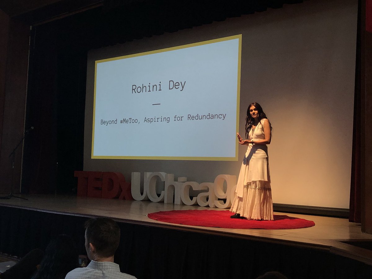 TEDxUChicago's tweet photo. .@rohinivermilion speaks about the “gastro ceiling” and the lack of female executive chefs in the restaurant industry at #TEDxUChicago https://t.co/1eycVmCv36