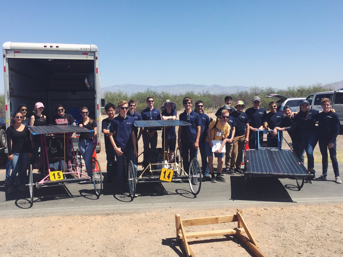 dv_stuco's tweet image. DV Engineering is on a roll today, as they begin the SOLAR CAR race in Tucson☀️ Congratulations to Mr. Z and @DVThunderRacers on a fantastic year.🚗💨Best of luck⚡️