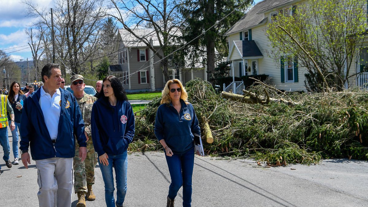 NYGovCuomo's tweet photo. We’re deploying National Guard personnel to lead post-storm clean up efforts in Washington County.

Rest assured, we will remain in the field working with our local partners until recovery efforts are complete. https://t.co/2MtmISjT4i