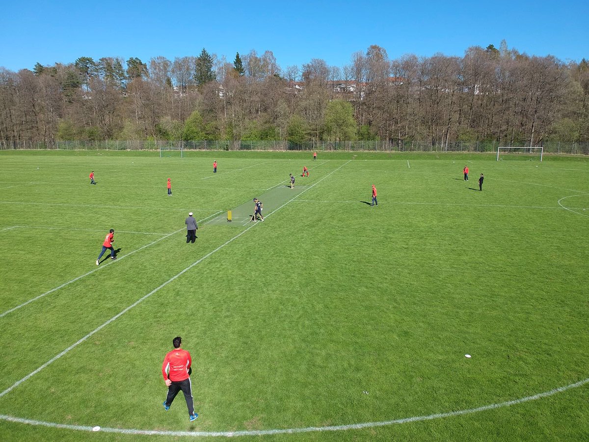 borascricket's tweet photo. BCK won their second Div 2 T20 match with Älmhult International Cricket Club (Gladiators) by 36 runs. Tried drone as well. Look those drone shots. https://t.co/HejCsZ0ptl