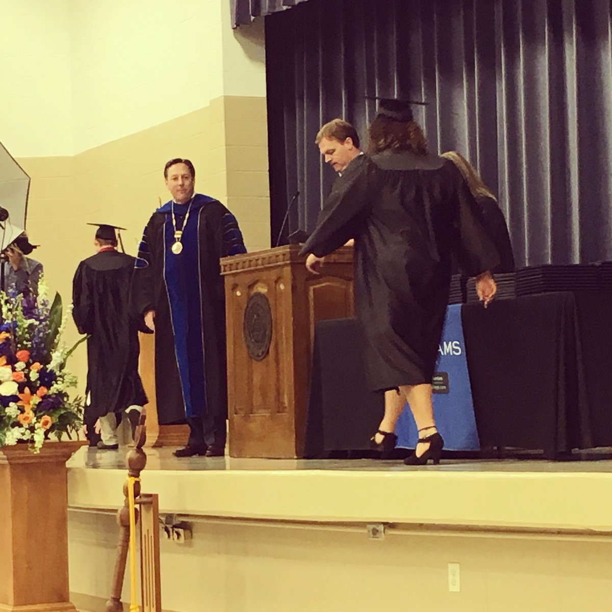 williamsbaptist's tweet photo. Congrats, Class of 2018! Last to graduate as a “college” class. Next up, WBU! #WBUfamily https://t.co/7Th83spBA0