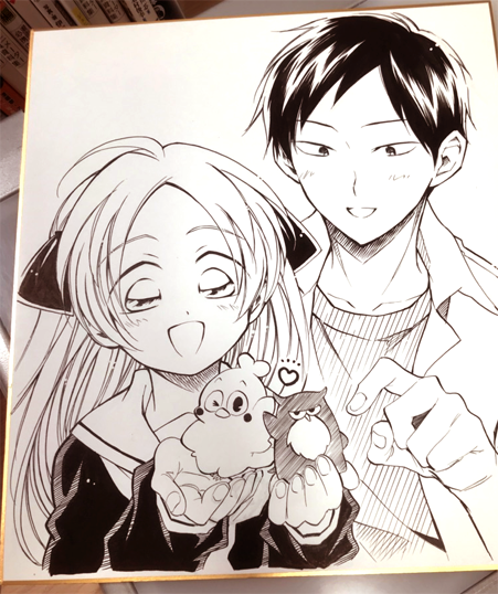一枚出来た(サインはまだ) この絵はまとめとルカでした 他のも進んで来ましたよ 良い絵に仕上げたい 