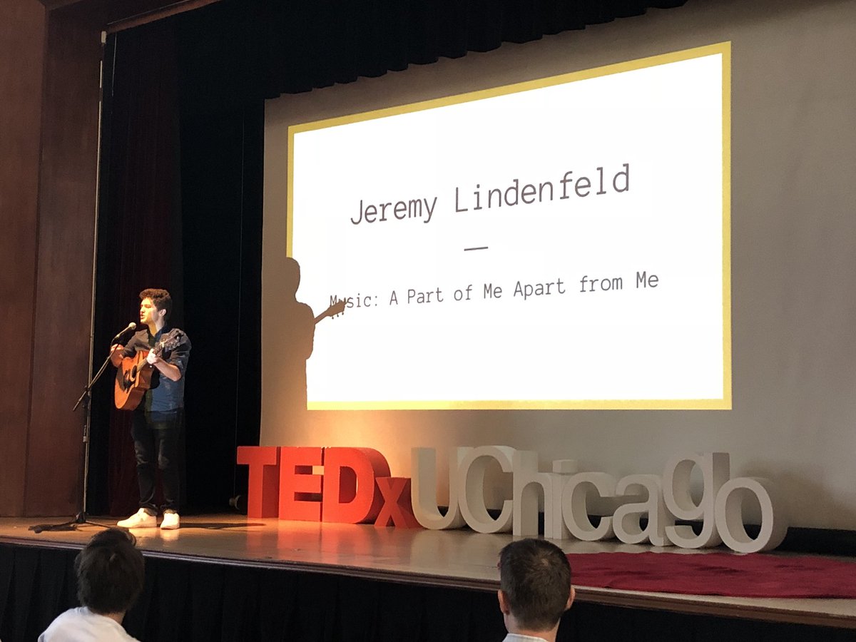 TEDxUChicago's tweet photo. At #TEDxUChicago, @Jeremoto98 jokes that he could give an entire @TEDTalks talk on @boniver. https://t.co/PVrvbQLfXT