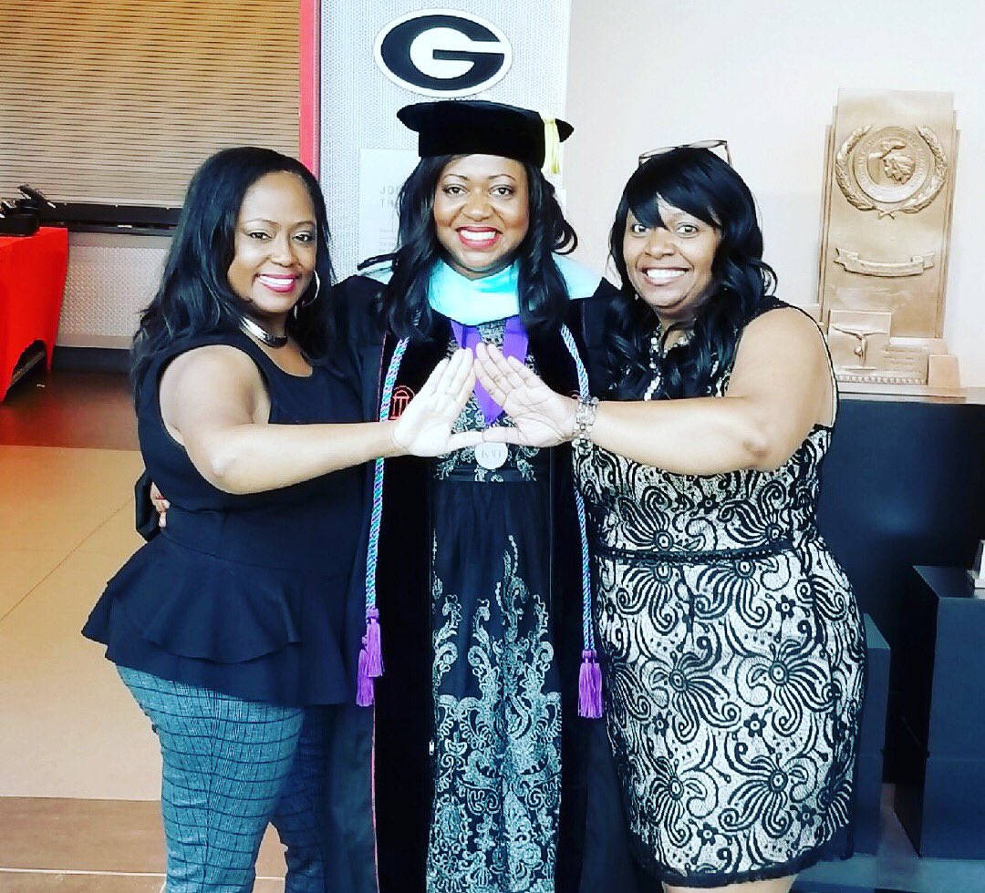 Drcooper74's tweet photo. I am excited about being welcomed into the academy! #uga2018 #sisterscholars #ugaalumni #ros2018 https://t.co/vkODJaTEQb