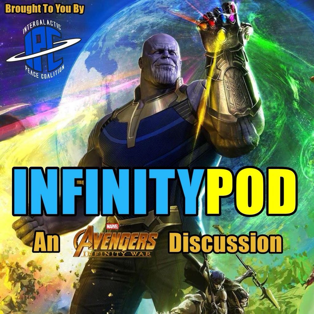IPCPodcast's tweet photo. #InfinityPod: An #Avenegers #InfinityWar Discussion!
LISTEN NOW: https://t.co/KO69ouBGXz
Presented by @Channel1138 and featuring @Zac_dfw from #IPCPodcast, @Seek3PO from @TheSWU, Saje & McMahon from @SwWastelands, @jifw52 from @BYWpod, @PoeHotDameron and @jakedamon. https://t.co/fZ8qy0Rqr1